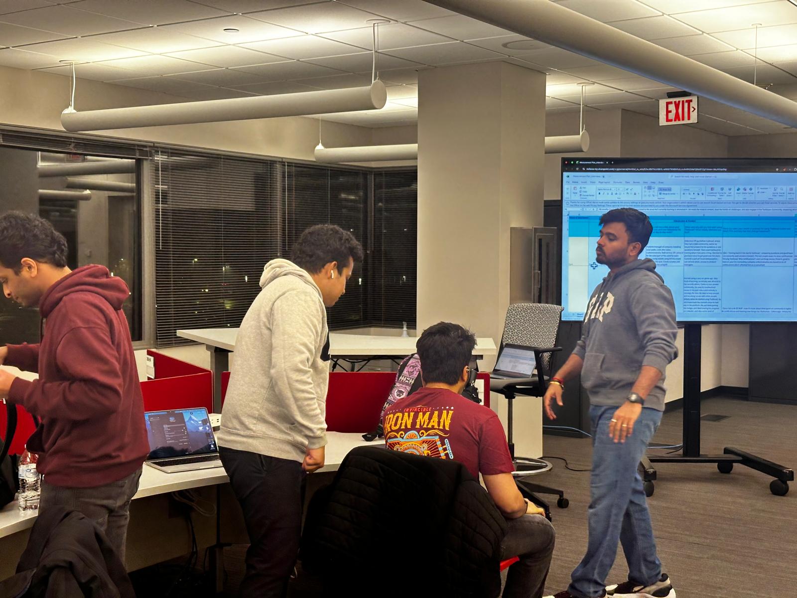 Team ideation session